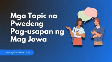 Mga Topic na Pwedeng Pag.